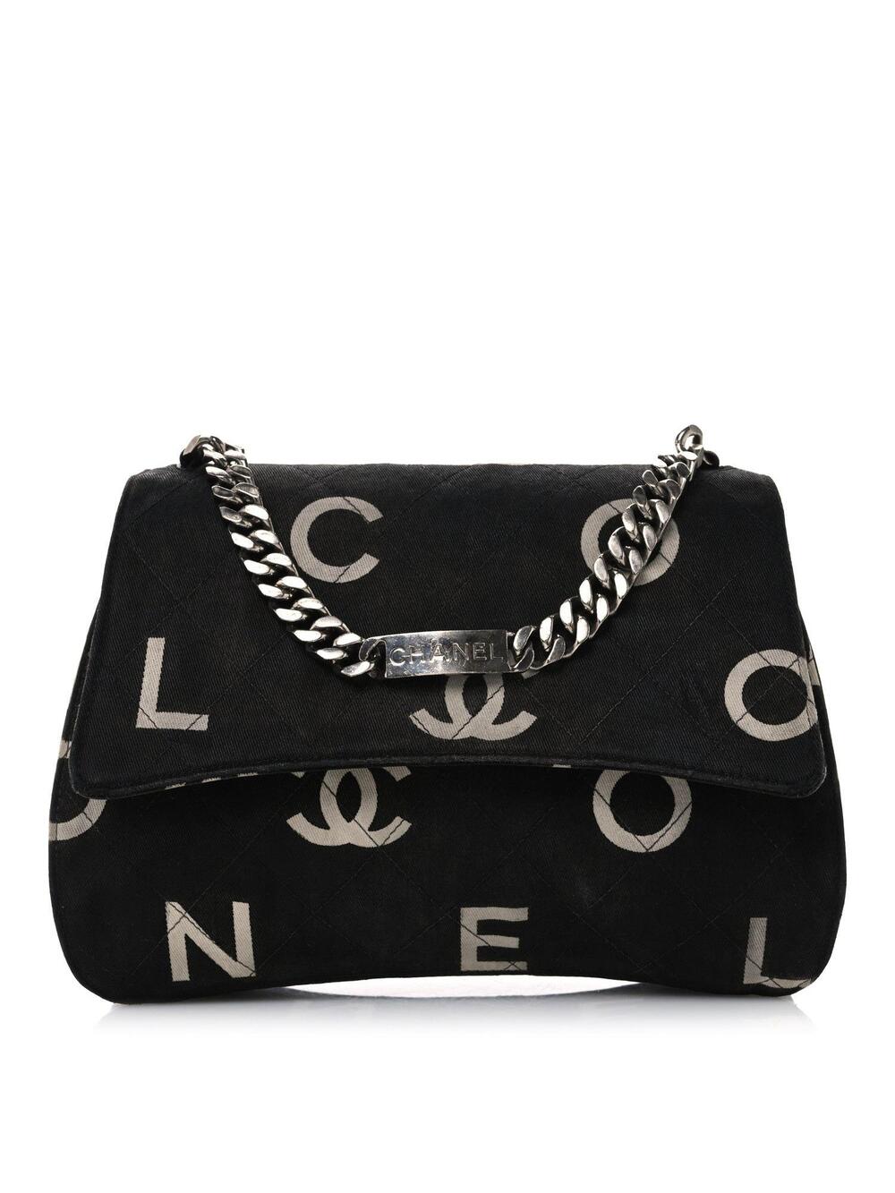 Chanel Canvas Quilted Letter Printed #258308C15B